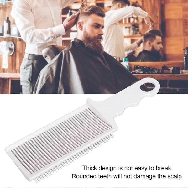 5 stk Fade Kamper Buede Flat Top Plassering Styling Antistatisk Profesjonell Hårklipp Kam for Frisør Menn