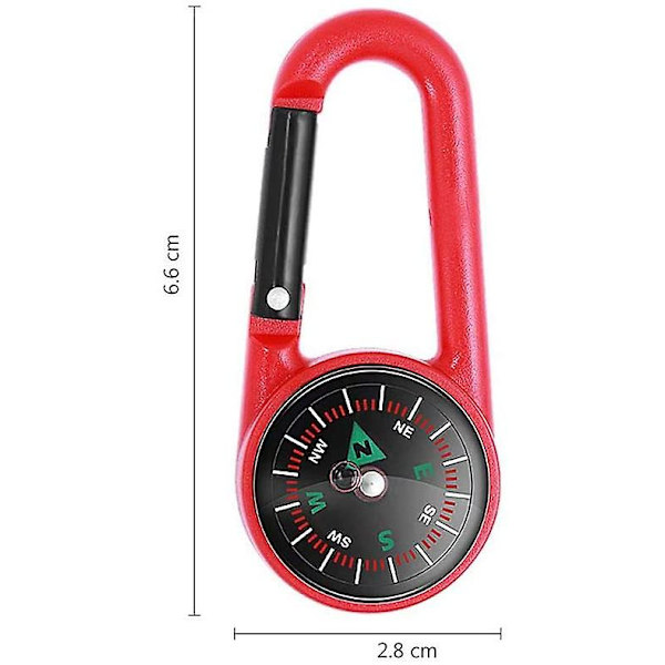 6-pack Klätterkompass Karabiner Självspärrar Karabiner Fo