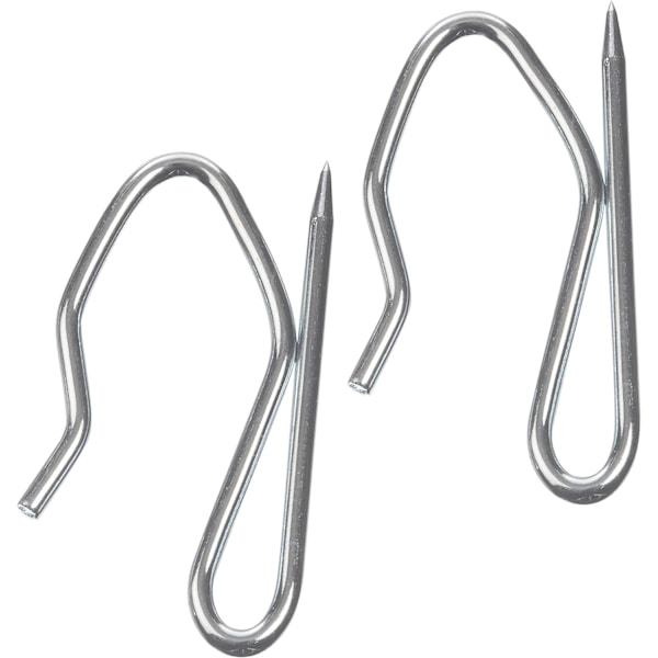 Gardinkrokar (50-pack) Tunga, Zink - för tunga gardiner