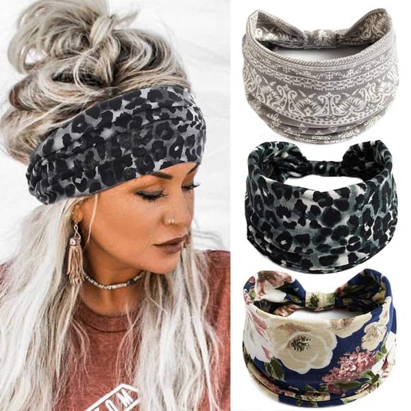 /#/Boho-hårband med bred knut, blommigt tryck/#/