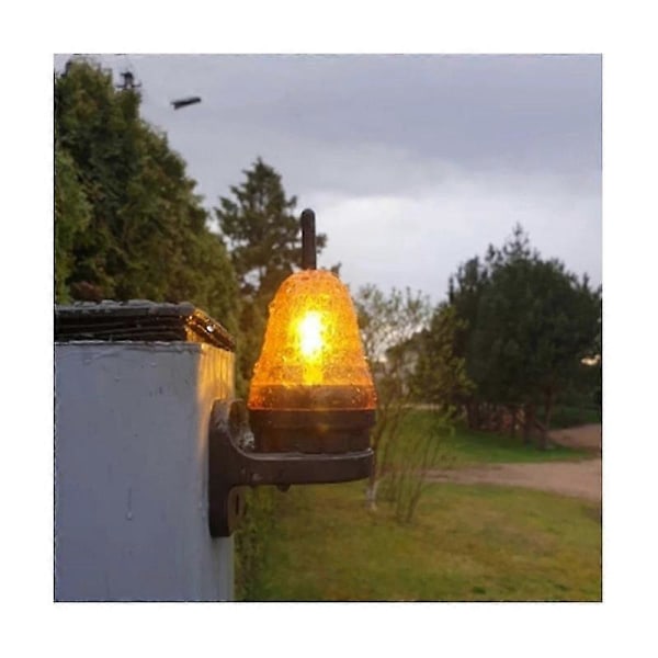Universal 12V-265V LED Signal Alarm Lys Strobe Blinkende Lys Vægmonteret Nødadvarselslampe til Portåbner