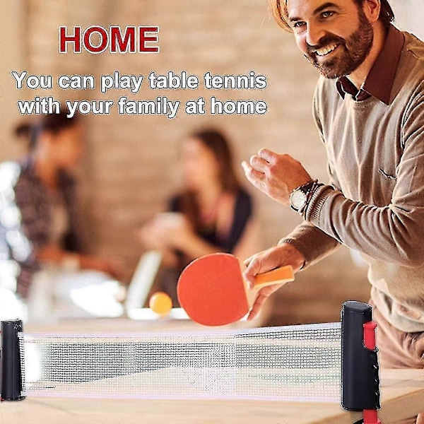 Justerbart Uttrekkbart Nett - Bordtennisnett, Ping Pong Erstatningsnett
