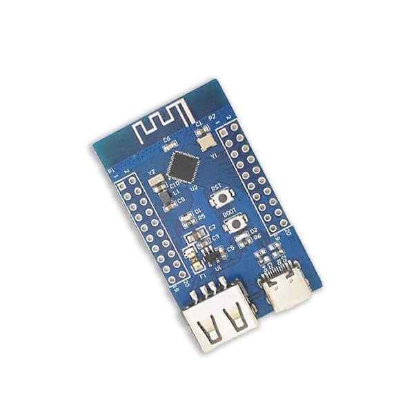 Bluetooth 5.3 RF2.4G Mikrokontroller Multifunksjonell Bærbar Lavt Strømforbruk Bluetooth Dobbel USB RISC-V Modul