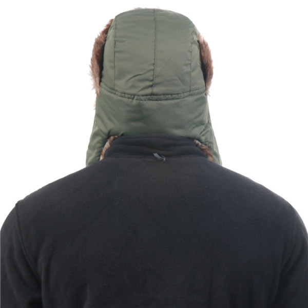 Unisex Aviator Trapperhatt med Øreklaffer Kunstig Pels Ushanka Vinter