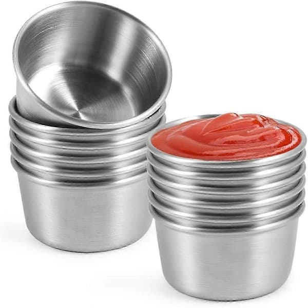 Ramekin Sås Dippskål Mini Sås Koppar Pudding Krydda Koppar för Hemfest Restaurang (