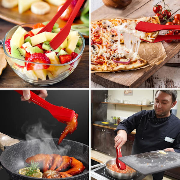 Kökstänger 11 tum Premium Rostfritt Stål Salladstänger Multip