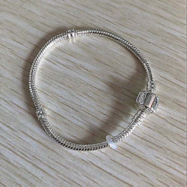 80 st Klara Silikongummistoppar för Användning Ensam eller med Clip Lock Spacer Charm för Snake Chain Charm Armband