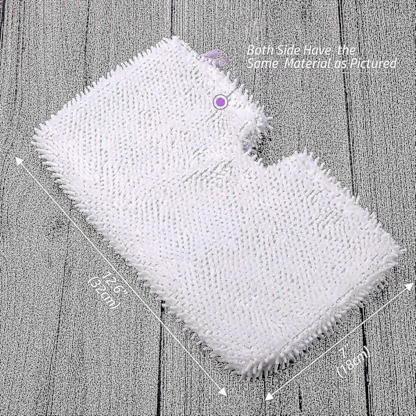 4 Pakkausta S3500 Mikrokuitumoppityynyjä Shark Steam Pocket S2901 S3501 -höyrymoppiin