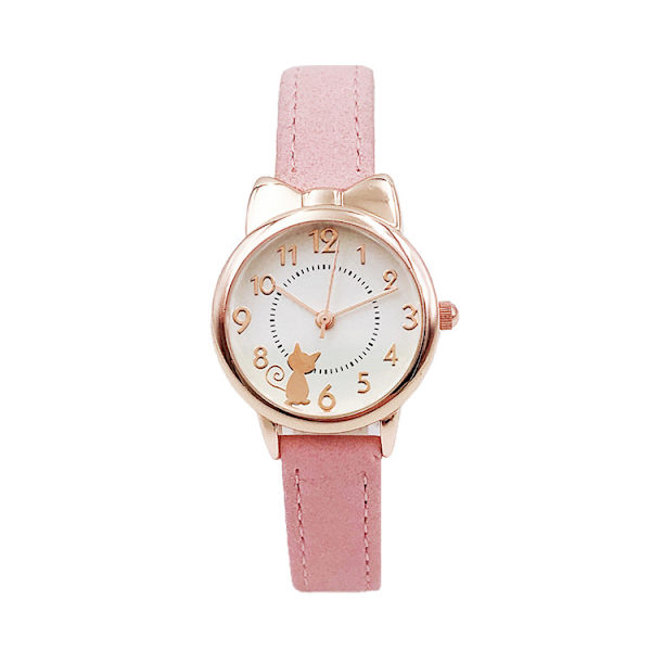 #(rosa) multifunktionell flickklocka, studentkvartsklocka#