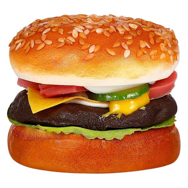 Kunstig Simulering Burger Modell Falske Burger Dekorasjoner Bakeri Fotografering Rekvisitt