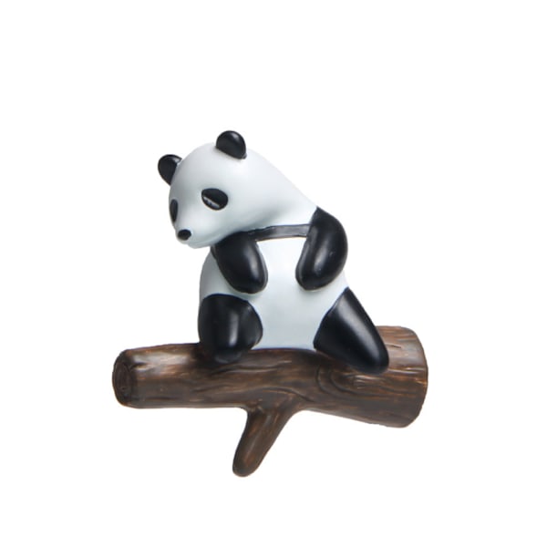 #1kpl Panda-magneetti jääkaappiin puulle istuvan