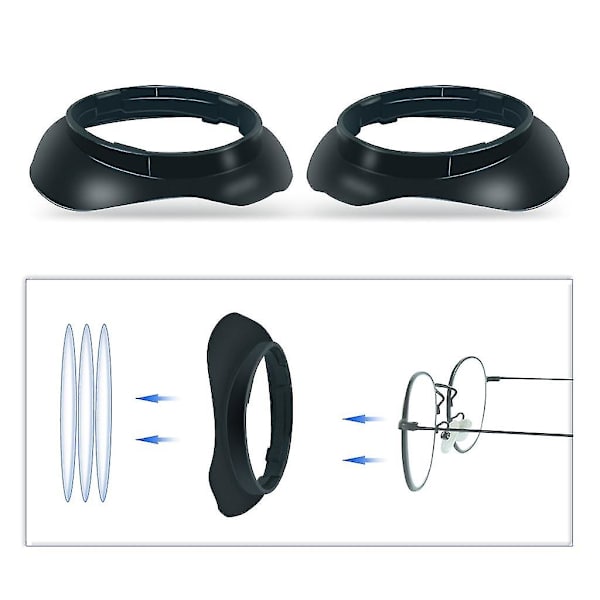 Linsram för Meta Quest 3 VR-headset Glasögon Linsram