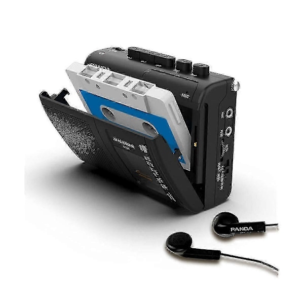 6501 Kannettava kasetti AM/FM-radio Retro kasettimusiikkisoitin Walkman-tallennin kaiuttimella -JA - MXBC
