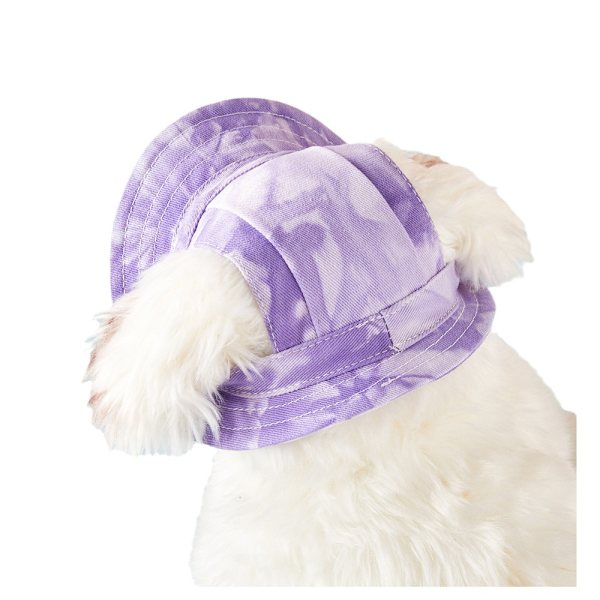 (Violetti) Lemmikin Baseball-lippis Ulkokoriste Koiran Canvas-lippis Pennun