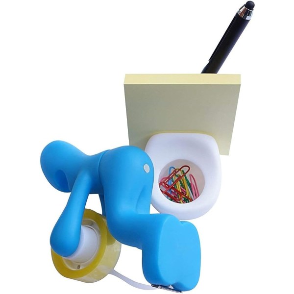 (blå) Kontorartikler - sjov tape dispenser - holder - sjov og c