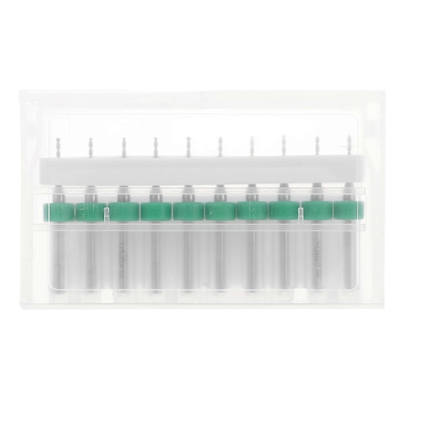 10 st 1,0 mm PCB Karbidborr Micro Gravyrborrset för Kretskort (Slumpmässig Färg)