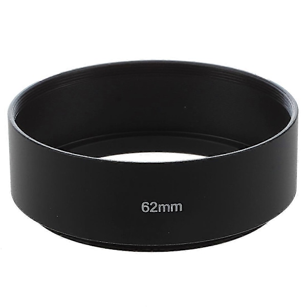 62mm Skruvmonterat Metall Motljusskydd För Kamera