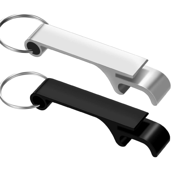 Flasköppnare Nyckelring 2 Stycken Aluminiumlegering Flasköppnare Bot