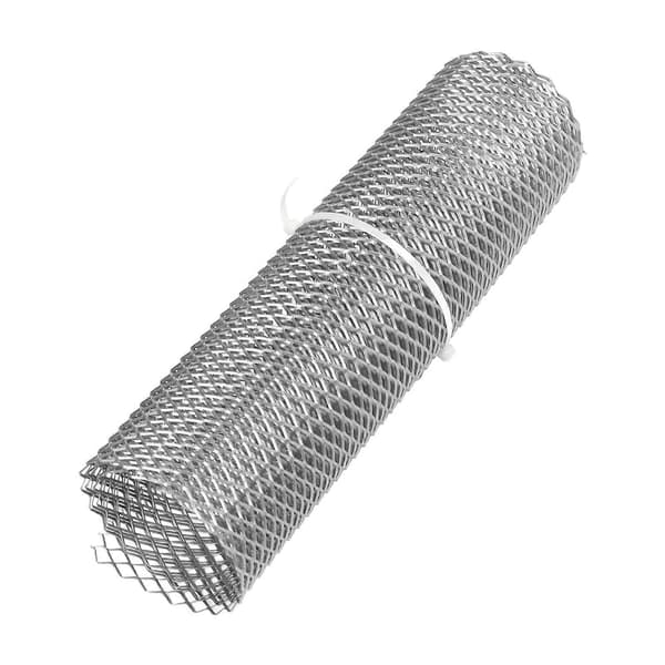 Bil Front Senter Grill Rombeformet Mesh Stabil Struktur Aluminium Universal Passform for Biler Sølv