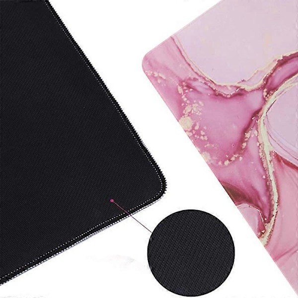 Stor Gaming Musmatta, Tangentbords handledsstöd & Handledsstöd Musmatta Set, Sydd Kant, Förlängd, Halkfri Bas, Memory Foam, Multifunktionellt Skrivbord