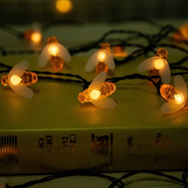 #Ulkoilma aurinkopaneli-satulamput 50 LED 7m 8 tilaa vedenpitävä#