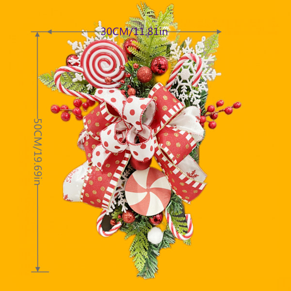#simulert krans julegodteri#