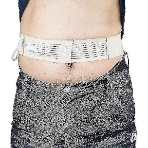 Peritonealdialysekateterbælte - G-rørholder til mænd og kvinder - Abdominal dialyse bælte til Pd, g, peg, j-rør fastgjort - Dialyse tilbehør (2 stk., S