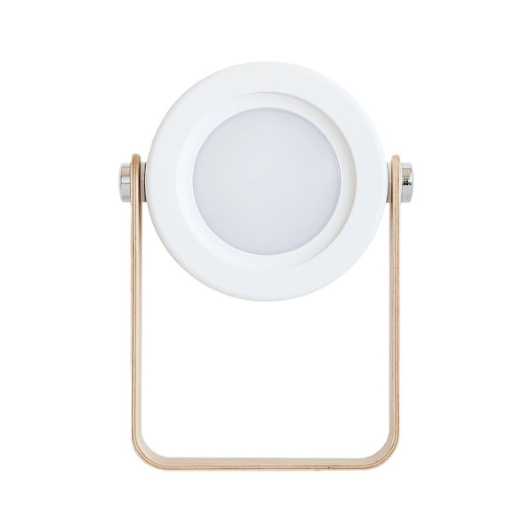 Himmennettävä LED-kosketusvalaisin, vintage-työpöytälamppu puukahvalla