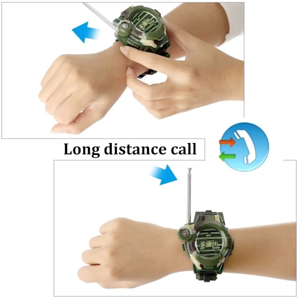 Lasten Walkie Talkie, Kaksitietoinen Radio Walkie Talkie Kellot