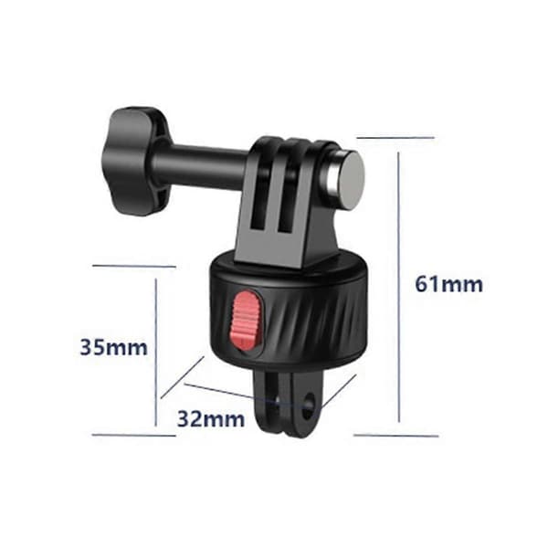 Til Go 3 Sports Kamera Magnetisk Multifunktionel Hovedbase Adapter Tilbehør, C