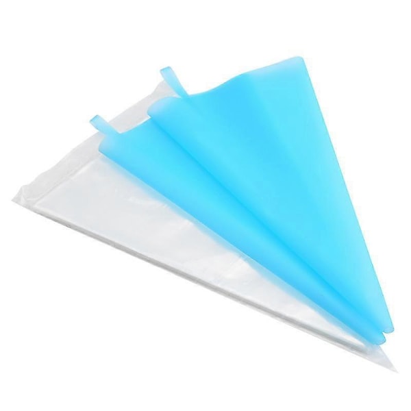 Ryska Spritstyllar Set, 27 Delar Rostfritt Stål Professionella Konditorivaror Kit: 14 Styllar, 2 Återanvändbara Silikonstyllar, 10 Plaststyllar