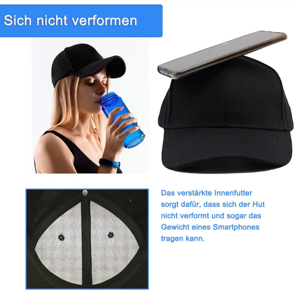 #Baseball Caps Baseball caps for menn og kvinner i bomull, justerbar#