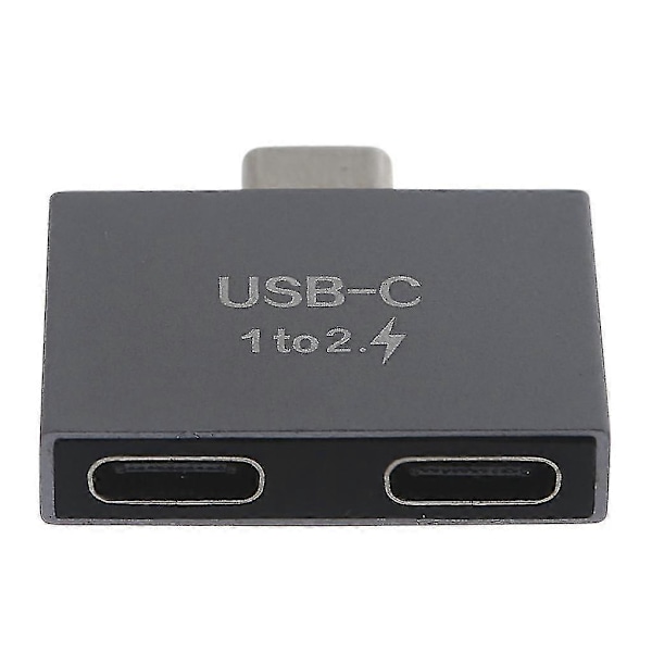 Usb C Han til Dobbelt Usb C Hun Splitter Understøtter Opladning og Dataoverførsel