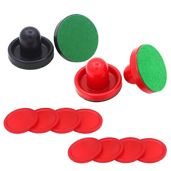 16 st 96 mm Air Hockey Pushers Puckar Ersättning för Spelbord Målvakter Header Kit Air Hockey Utrustning Tillbehör (Röd och Mörkblå)