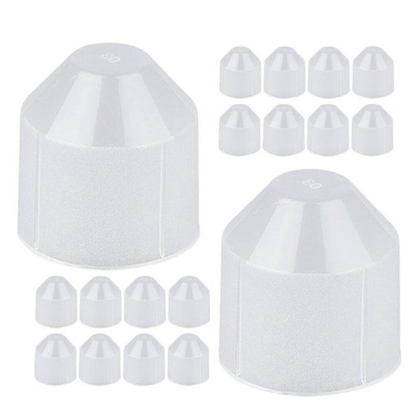 100 stk. Lysbase Monteringserstatning E27 Lysholder Kopp Lampe Dekorasjon Finial Tilbehør