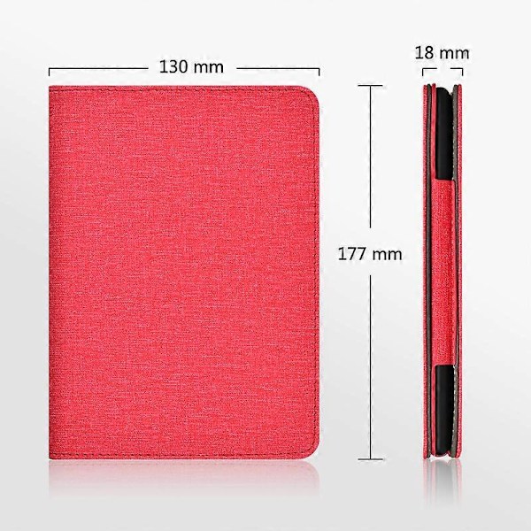 Suojakotelo Kindle Paperwhite 6,8 tuuman 11. sukupolven 2021 -mallille, Premium-kotelo korttipaikalla ja käsihihnalla, automaattinen herätys/lepotila
