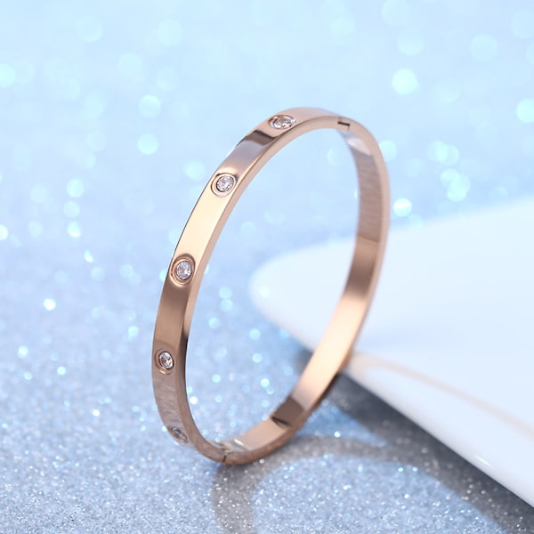 Smal Hängsmycke med Kristall Armband