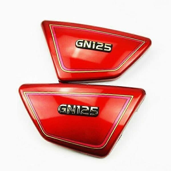 Røde Motorcykel Batteri Side Cover Ramme Side Covers Paneler til GN125 GN 125
