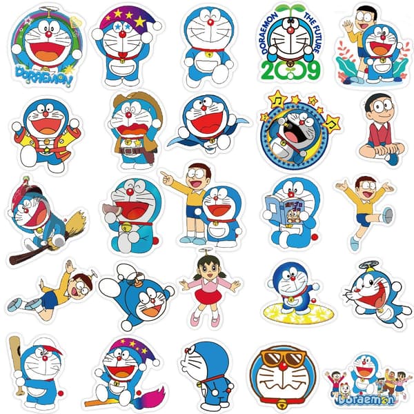 #50 Tinker Bell Kat Doraemon Sticker Tegnefilm#