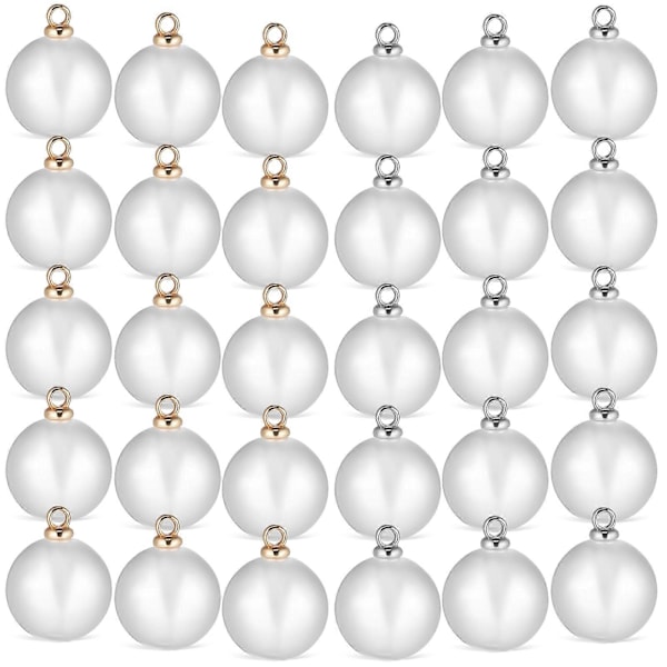 100 st Pärlberlocker Pärlhänge Armbandsberlocker Halsbandsberlocker Örhängesberlocker För Smyckestillverkning