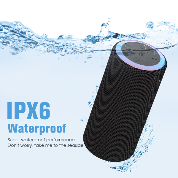 # Bluetooth högtalare, vattentät bärbar minicylinder, utomhusplu#