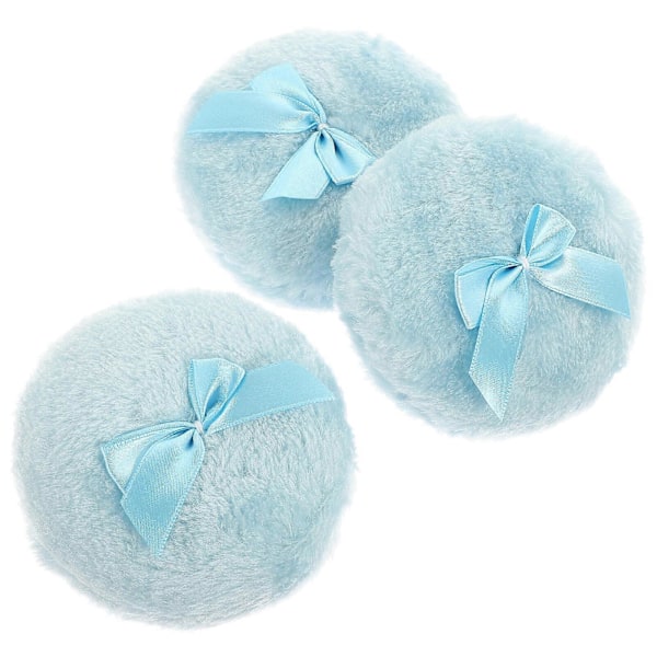 3 stk. Reise Kroppspudder Puffer Komfortable Sløyfe Pudder Puffer Fluffy Pudder Puffer