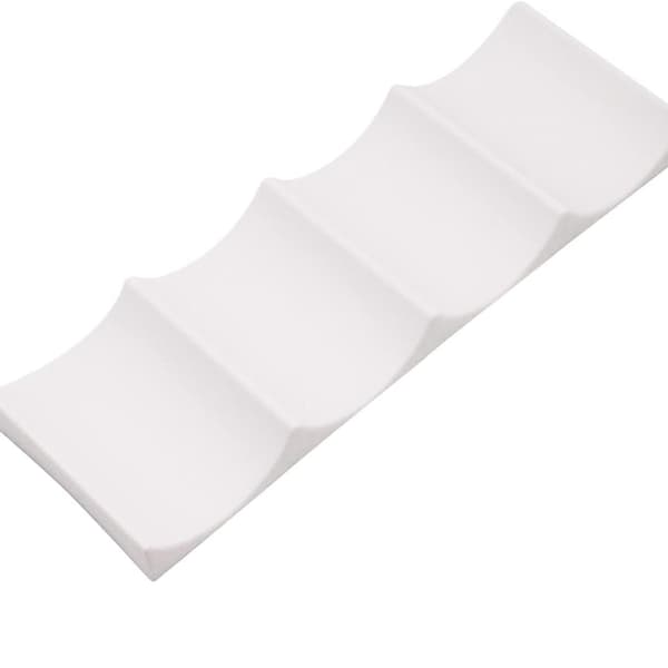 #2 st Vit Plast Vinflaskhållare#