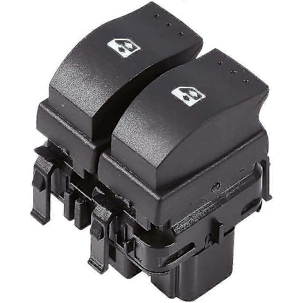 Elektrisk vindusbryter, bil elektrisk vinduskontrollbryter høyre side dobbel elektrisk vindusbryterknapp for Ren_au-lt Clio II B0, B1, B2, CB0, CB1,