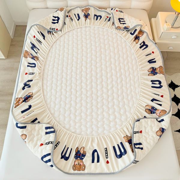 #Tjock vadderad spänd lakan 150x200CM, 2 st örngott#