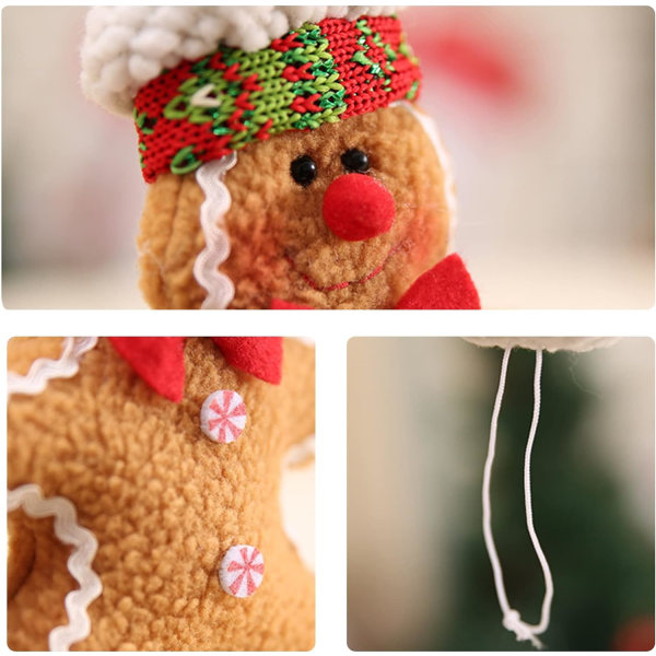 *2 st Mini Pepparkaksgubbe Prydnader, Pepparkaka Jul*
