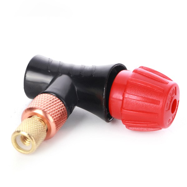 /#/Cykelventilpump Adapter för Mountain Road Bike Pump Mini Dubbelhuvud Uppblåsbar Pneumatisk Luftpump för MTB och Landsvägscykel/#/