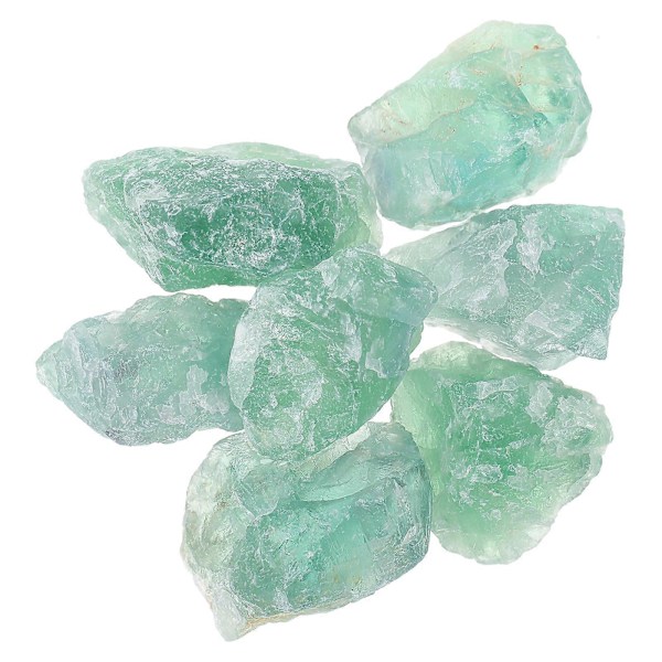 1 Sæt Grøn Fluorit Aromaterapi Duftende Sten Dekorativt Akvarie Ornament