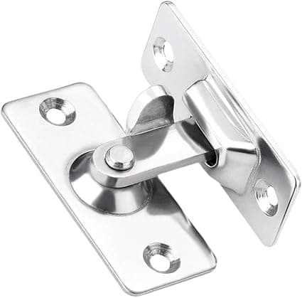 1 st (Silver) 90 Graders Dörrlås Spänne Säkerhetsdörr