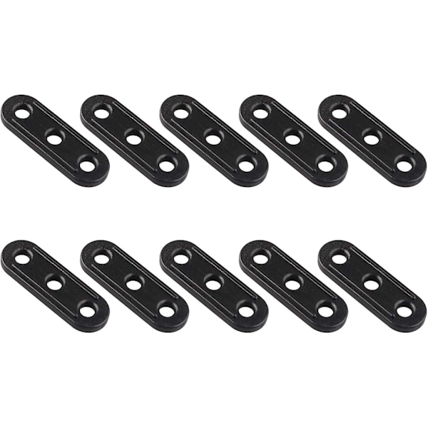 10 stk. 3-hulls teltstrammere, justerbar tau-strammer for camping, fotturer, backpacking, piknikly, utendørsaktiviteter